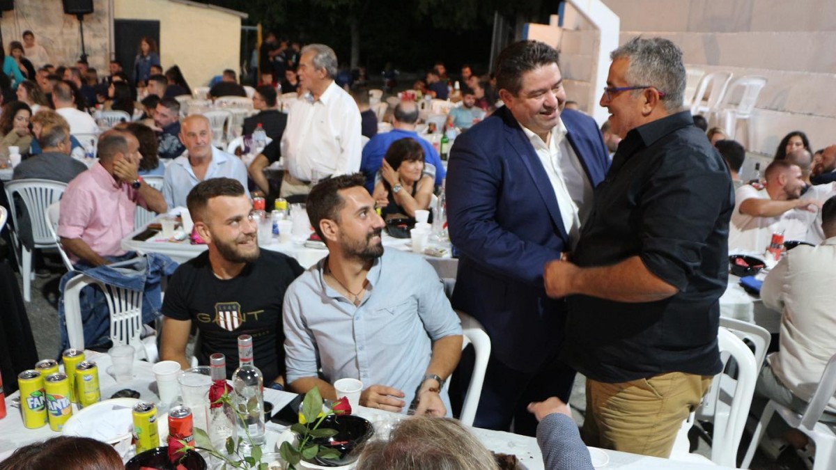 Ξεχωριστή υποδοχή για τον Μιχάλη Καραμαλάκη στην Πυργού Ξεχωριστή υποδοχή για τον Μιχάλη Καραμαλάκη στην Πυργού